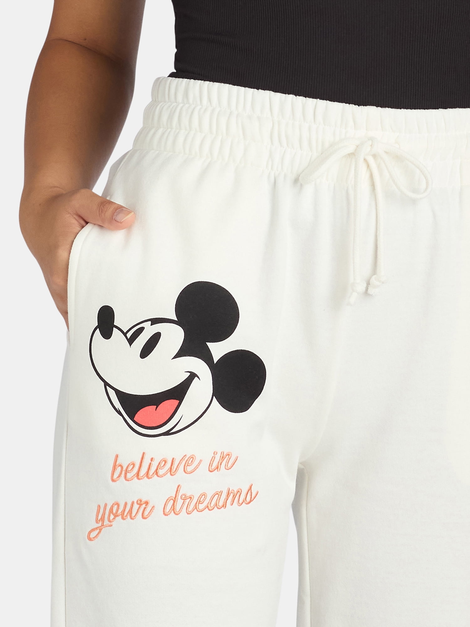 Mickey Mouse Women's Graphic Joggers, Sizes XXS-XXL