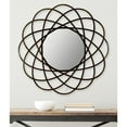 thumbnail image 4 of SAFAVIEH 13" Round Geometric Galaxy Wall Mirror, Antique Gold, 4 of 4
