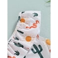 thumbnail image 6 of Wassery Western Kids Girls Summer Swimsuit 1T 2T 3T 4T 5T 6T Little Girls Sleeveless One Shoulder Ruffle Bathing Suit, 6 of 8