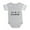 Heather Gray, variant on CafePress - FIN Kiss Me Vegetarian - Cute Infant Baby Football Bodysuit