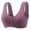 Purple, variant on nerohusy Womens Daisy Bra Sports Push Up Bras Front Snaps Seniors Wireless Beauty Back Full Coverage Comfort Easy Close Bras Plus Size,Red,S