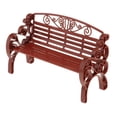 thumbnail image 2 of segolike 1/6 Park Street Bench Chair Model For 12" Action Figure Scene Brown, 2 of 9