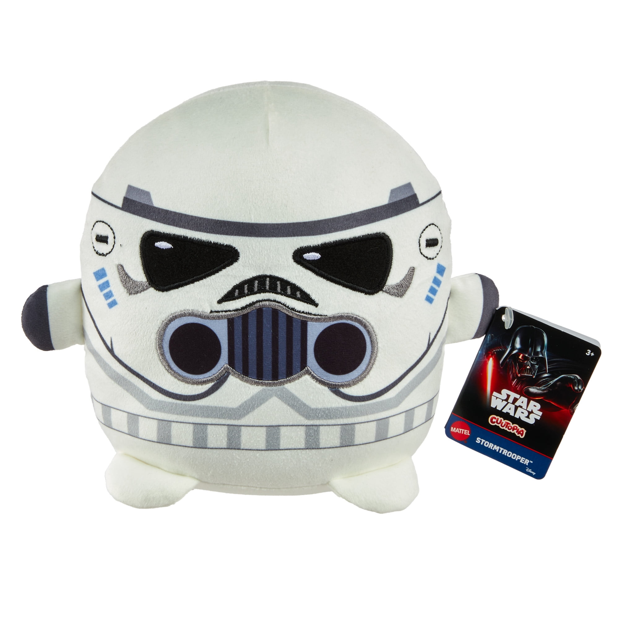 Star Wars Cuutopia Plush Stormtrooper Character, 7-inch Soft Rounded Pillow Doll