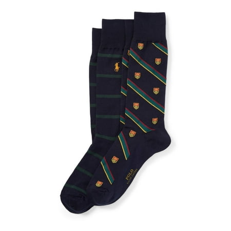 POLO RALPH LAUREN Club Trouser Socks 2-Pack,Size 6-12 | Walmart Canada