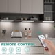 thumbnail image 2 of Luz debajo del gabinete con sensor de movimiento y control remoto, 3 temperaturas de color, luz LED para gabinete, recargable por USB-C, luz de mostrador regulable, luz de noche inalámbrica, 2 of 5
