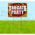 thumbnail image 1 of Tailgate Party Chiefs (18" x 24") Yard Sign, Includes Metal Step Stake, 1 of 6