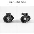 thumbnail image 3 of Shower Pressure Regulator Matte Black, 8pcs Brass Shower Head, 3 of 4