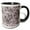 Black/White, variant on 3drose, Black and White Granite Print, 15oz Two-tone Green Mug