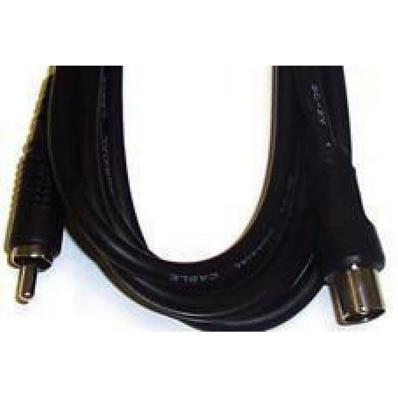 PRO SIGNAL - Phono (RCA) Plug to Coaxial TV Plug Lead, 2m Black