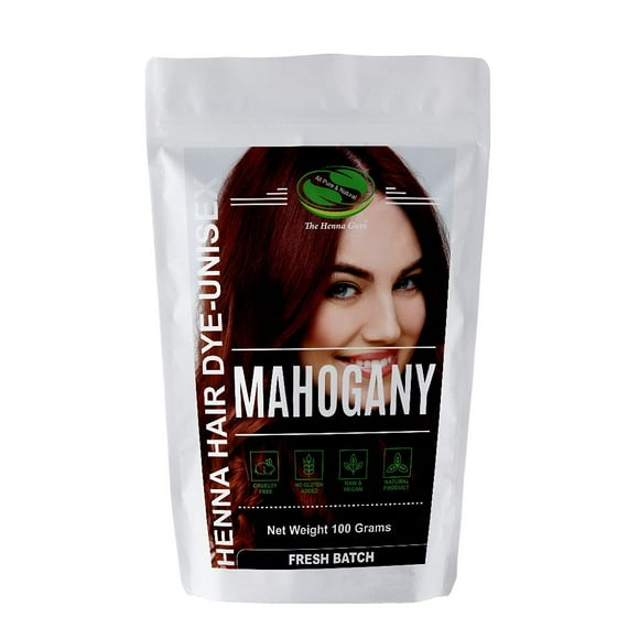 Tinte/color para cabello y barba con henna CAOBA - 1 paquete - The Henna Guys