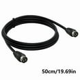 thumbnail image 3 of 4 Pin DIN Male Plug Connector Cable 4 Pin DIN Male to Male Adapter Cable for DVR Digital Video Recorder and Audio Device, 3 of 10