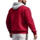 thumbnail image 4 of WILLBEST Sudadera con Capucha Pesada con Cremallera y Cuello Alto, Sudadera Cómoda para Uso Informal y Actividades Al Aire Libre. Mediana​​, 4 of 7