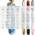 thumbnail image 4 of VBVC Women's V-Neck 2 Piece Pleated Set,Sleeveless Top and Wide Leg Pants For Women, Ladies' Breathable Summer Loungewear With Pockets,White,S-3XL, 4 of 9