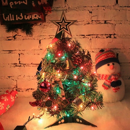 Artificial Christmas Tree Led Multicolor Lights Holiday Window