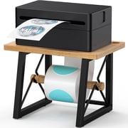 Label Holder for Rolls and Fan-Fold Labels, Thermal Printer Accessory for Office, Home, Small Business