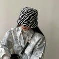 thumbnail image 2 of Women Bucket Hat, Leopard/Solid Furry Winter Fisherman Cap Hat for Women, 2 of 4