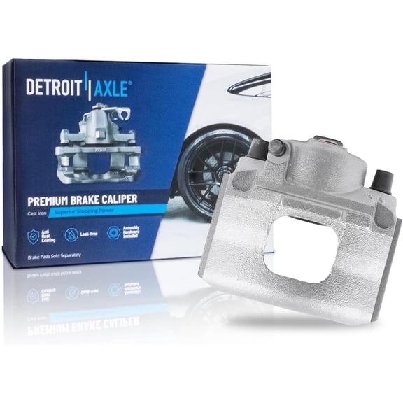 Detroit Axle - Front Right Brake Caliper for Ford 1986-1992 Taurus Mercury Sable 1988-1992 Lincoln Continental, Passenger Side Disc Brake Caliper Replacement