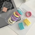 thumbnail image 5 of Gentle Hair Elastics for Women No Break Seamless Hair Accessories, 5 of 19