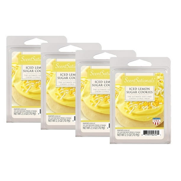 Iced Lemon Sugar Cookie Scented Wax Melts, ScentSationals ...