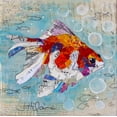 thumbnail image 2 of St Hilaire, Elizabeth 20x20 Gold Ornate Wood Framed with Double Matting Museum Art Print Titled - Fan Tail Goldfish, 2 of 4