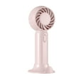 thumbnail image 4 of Ventilador de mano Ventilador personal Compacto 3 velocidades Ajustable Pequeño Ventilador de mano Portátil Rosa, 4 of 9