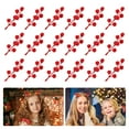 thumbnail image 4 of Raindrops  30 Pcs Simulated Fruit Christmas Decoration Decorations Red, 4 of 8