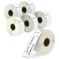 thumbnail image 1 of WWS-- Compatible DYMO 30277 (9/16 Pouces x 3-7/16 Pouces) Étiquettes de Dossiers (2-UP) - Compatible avec DYMO Labelwriter 450, 4TG, Ne Convient Pas 550 & 5TG [6 Rouleaux/1560 Étiquettes], 1 of 4