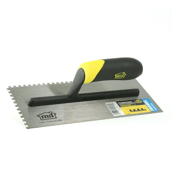 M-D Building Products 20058 3/16 in. x 3/16 in. x 3/16 in. Premium Square Notch Trowel