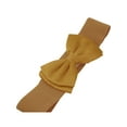 thumbnail image 3 of Cinturones elásticos con lazo INSPIRE CHIC para mujer, ancho de 2.4" elegante y lindo, cinturón ajustable para vestido de boda de 24 a 32" en amarillo y marrón, 3 of 6