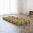 thumbnail image 5 of Fruits Foldable Mattress, Tropical Hawaiian Island, 74.8" x 35.4", Multicolor, by Ambesonne, 5 of 6