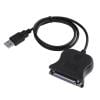 thumbnail image 2 of Adaptador de cable de impresora USB 2.0 macho a 25 pines DB25 hembra Likrtyny, 2 of 7