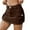 Dark Brown, variant on Skirts for Womens Low Waisted Fall Winter Casual Bag Hip Short Skirt Mini Skirt Half Skirt with Slit