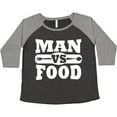 thumbnail image 3 of Inktastic Man vs Food Women's Plus Size T-Shirt, 3 of 5