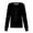 #04Black, variant on Scrubs Jacket for Women, Snap Front Warm-Up Jacket with 2 Pockets and Easy Care Black M