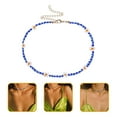 thumbnail image 3 of Colliers Bohèmes pour Femmes Colliers de Perles Colorés Collier Ras du Cou Bijou Cadeau, 3 of 8