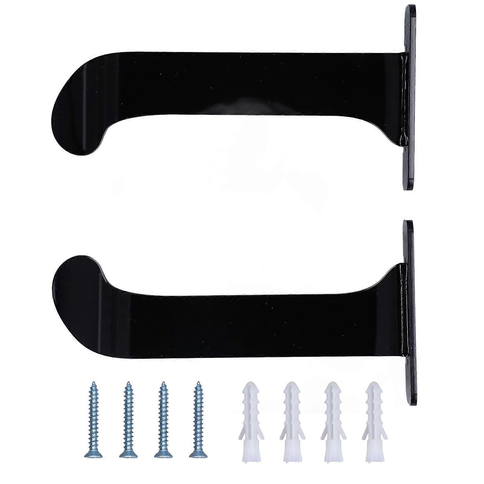 1Pair Yoga Mat Wall Mount Holder Acrylic Yoga Mat Wall Hanger Storage Rack Household Exercise Yoga Mat Bracket