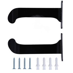 1Pair Yoga Mat Wall Mount Holder Acrylic Yoga Mat Wall Hanger Storage Rack Household Exercise Yoga Mat Bracket