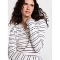 thumbnail image 5 of Scenario Women's and Women's Plus Rib Henley with Long Sleeves, Sizes XS-4X, 5 of 7