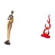 thumbnail image 5 of Estatuas femeninas, escultura abstracta de fuego, arte , figura coleccionable moderna de resina, diseño único, ideal para decoración del hogar, 5 of 8