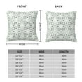 thumbnail image 4 of YFYANG Square Decorative Throw Pillow Case (Without Pillow Insert), Vintage Green Geometric Pattern Bedroom Sofa Car Cushion Cover, 12"x12", 4 of 9