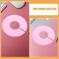 thumbnail image 3 of OFFIGAM 10Pcs Pink Plastic Round Closet Dividers for Hangers Wardrobe Clothing Rack Size Separators, 3 of 8