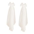 thumbnail image 4 of Tachiuwa 1 Pair Wedding Shoulder Veils Dresses Accessories Party Decor Short Bridal Veils Beige White, 4 of 9