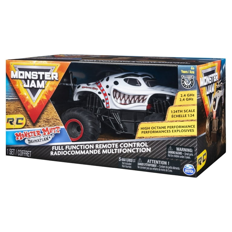 Monster Jam, 1:24 Scale Monster Mutt Dalmatian Remote Control