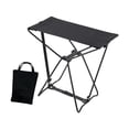 thumbnail image 2 of Taburete plegable portátil para acampar con bolsa de transporte, soporte de Metal, taburete impermeable para pies, silla plegable para Picnic en el, 2 of 8