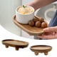 thumbnail image 3 of Bandeja de madera redonda de madera pedestal de pie decorativo para la exhibición Ounter mesa de centros de mesa de entrada de mesa de cocina de granja de mesa 1pc Características:, 3 of 7