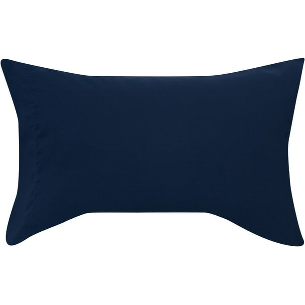 Mainstays Soft Wrinkle Resistant Microfiber Standard/Queen Navy