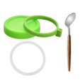 thumbnail image 1 of Couvercles de Pots Mason - Couvercles de Pots Mason en Plastique Colorés à Ouverture Régulière, Couvercles de Mise en Conserve Étanches avec Anneaux en Silicone pour Pots Ball, Pots Kerr, Couvercles et Capuchons Réutilisables pour Pots Mason, 1 of 5