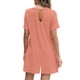 thumbnail image 4 of Rompers de las Mujeres de Verano Mono Arrugado Color Sólido, Diseño de Bolsillo de Manga Corta Pantalones Cortos Casuales Romper, 4 of 9