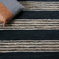 thumbnail image 6 of SAFAVIEH Vintage Leather Crawford Striped Runner Rug, Black/Natural, 2'3" x 9', 6 of 8