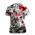 thumbnail image 7 of Rebaike Men's All-Over Print Graphic T-Shirt Abstract Street Art Design, 7 of 7